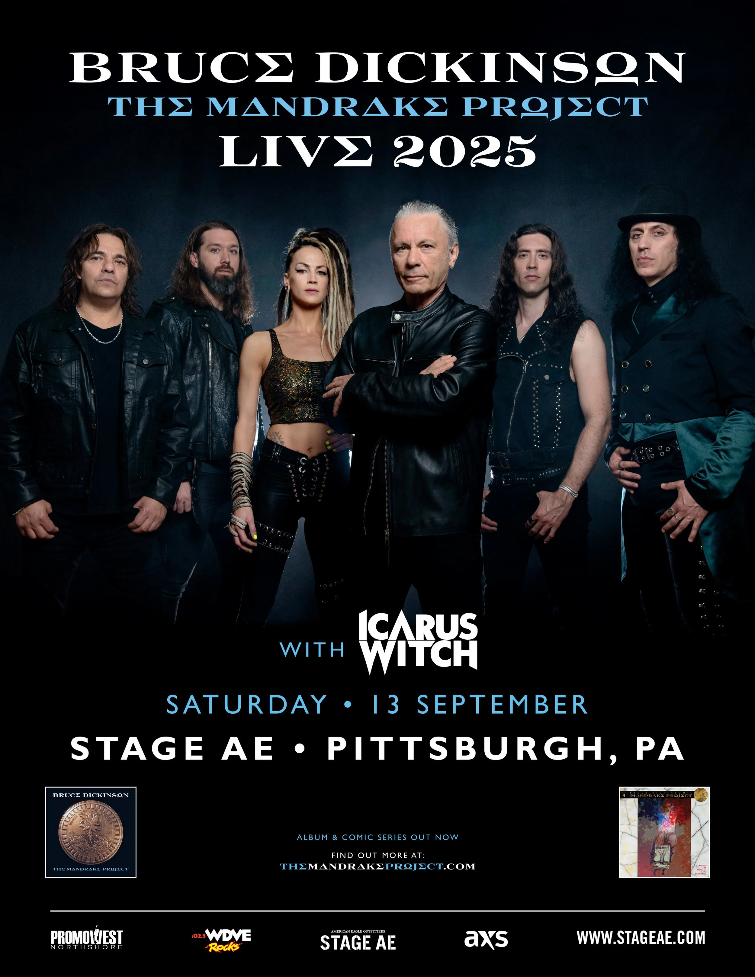 Bruce Dickinson + Icarus Witch at Stage AE