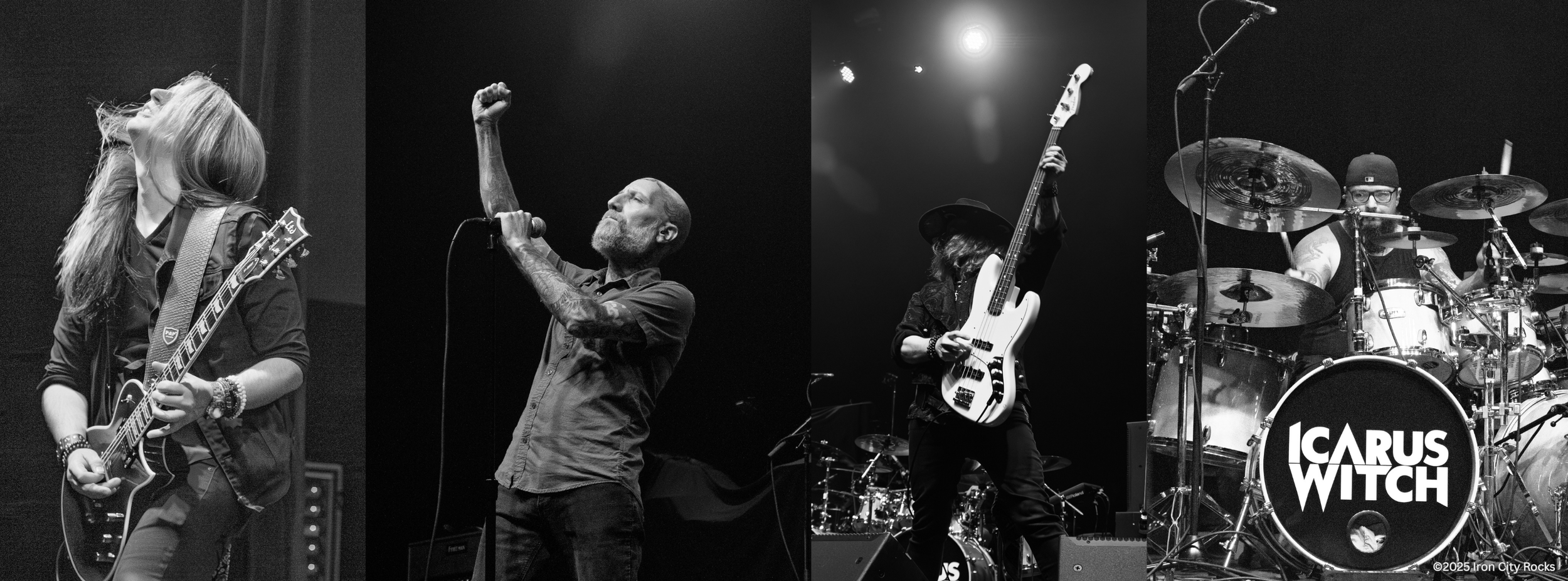 Icarus Witch live at Stage AE in Pittsburgh opening for Iron Maiden singer Bruce Dickinson