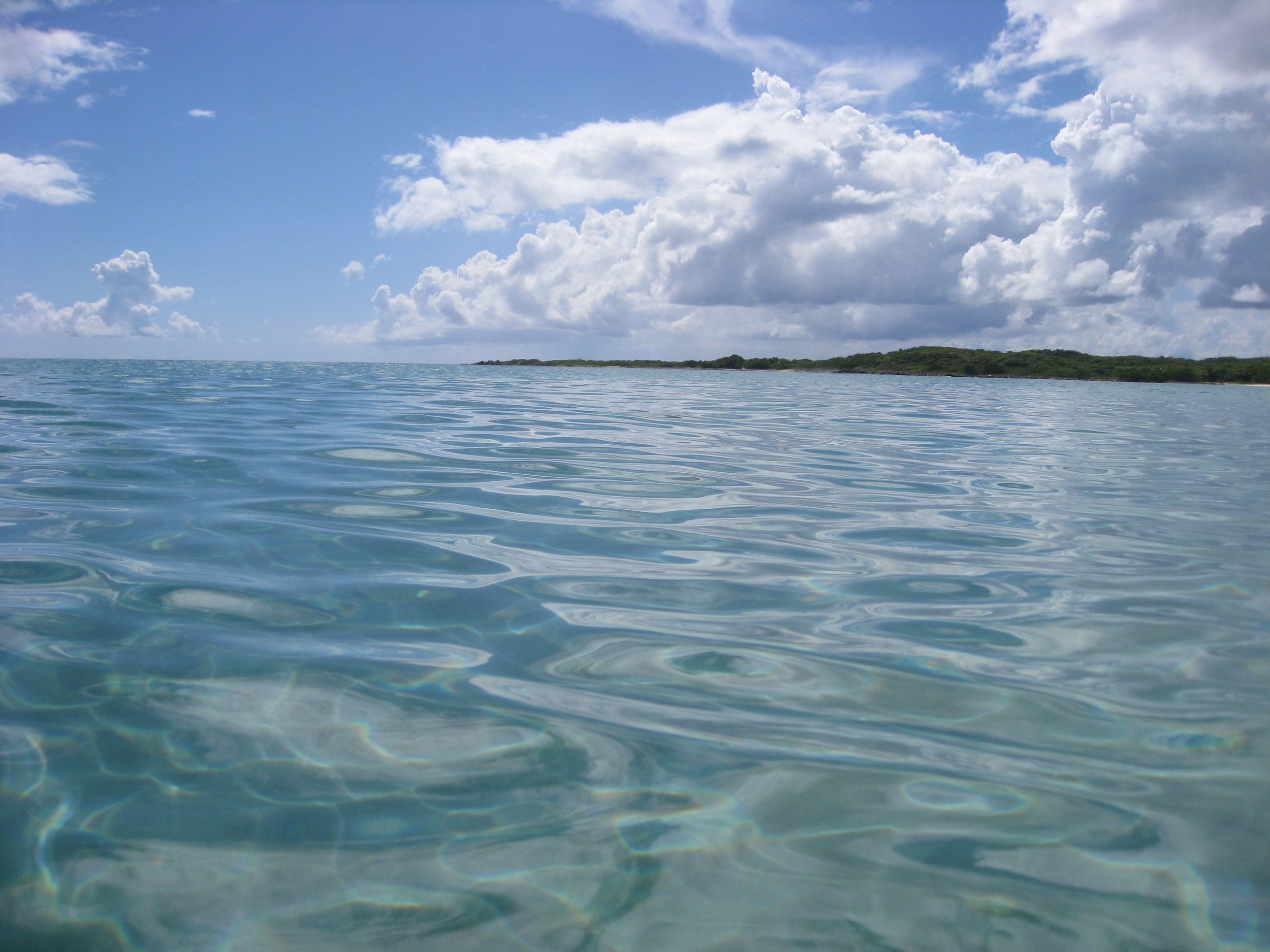 For me, the Caribbean is defined by water - to capture the feeling of calm translucence I wade out into the water and shoot low 