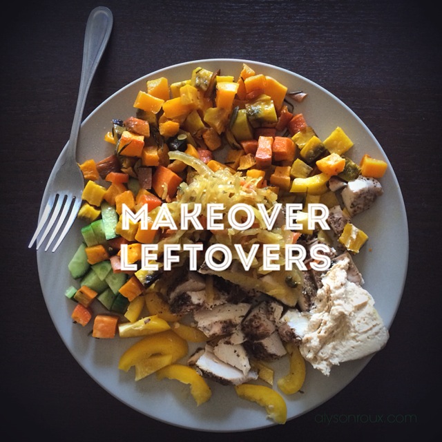 Key makeover ingredients: Fresh Parsley or Cilantro, Tamari (Wheat-free soy sauce), green onions, lemon, lime, or orange zest, coconut milk, curry paste, and even a bit of sea salt or flaxseed oil can really develop the flavors of your food. 