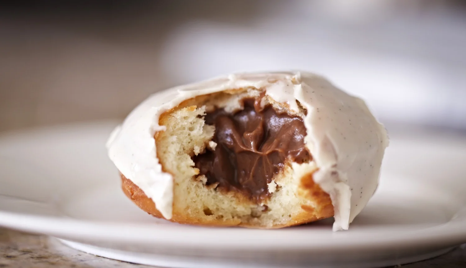 Chocolate Cream Filled Donut