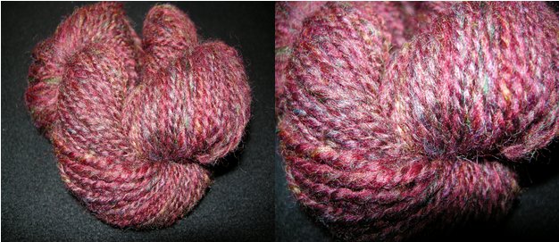 My first handspun yarn porn