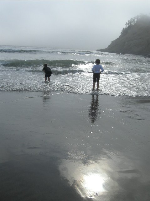 Smallies in their native habitat: Wet and Sandy.