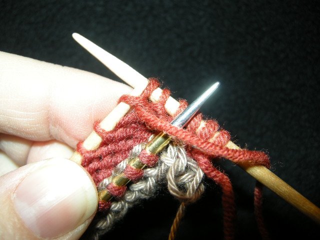 Purl 2 sts.