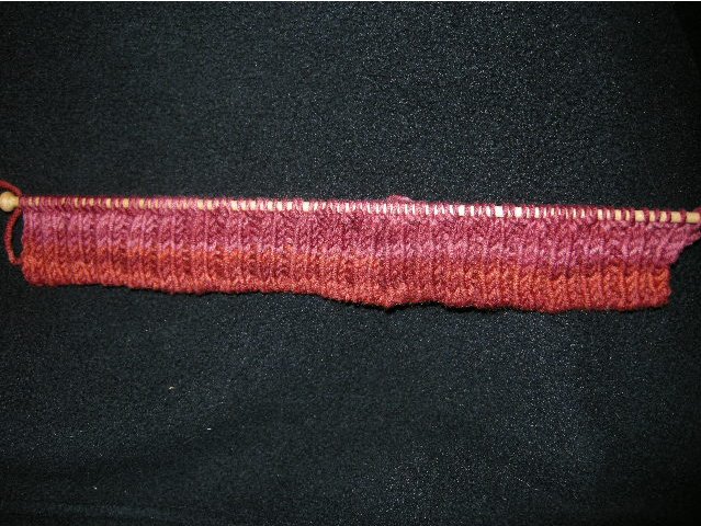 Totally elastic tubular edge, with no visible cast on loops at lower edge.