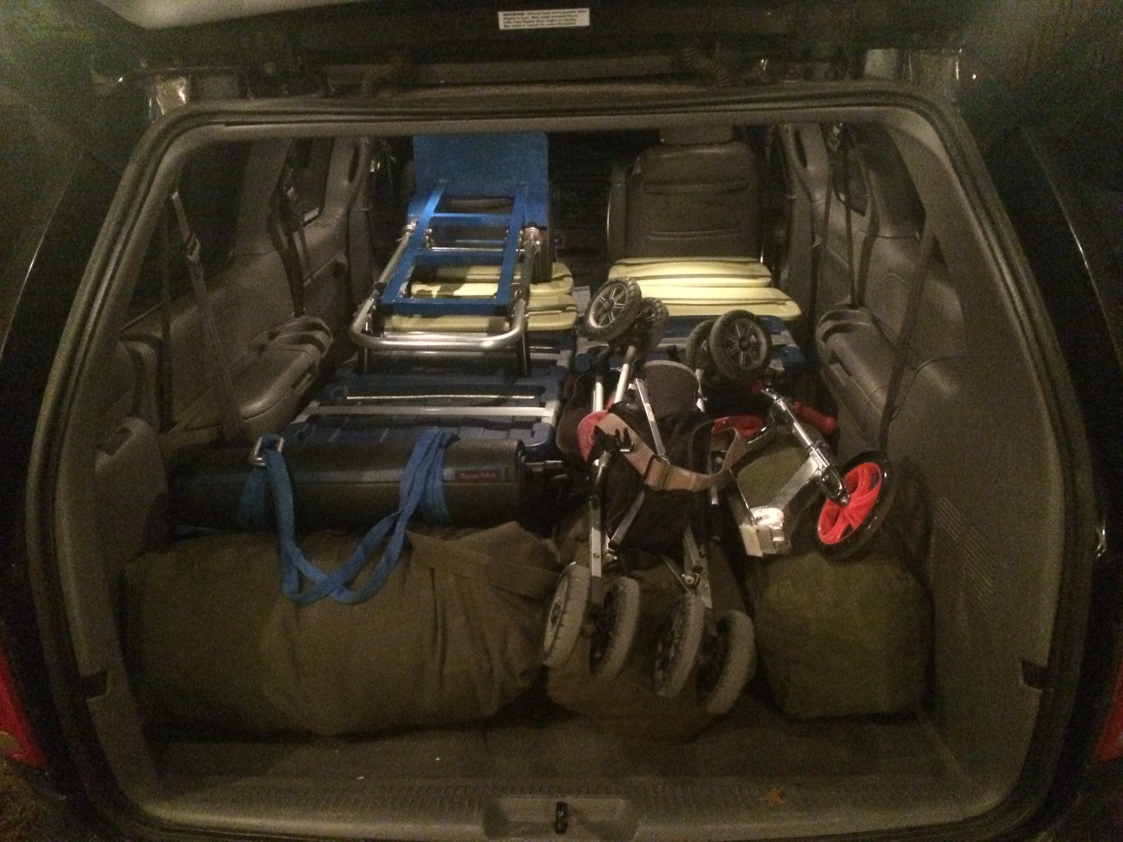 Packed van