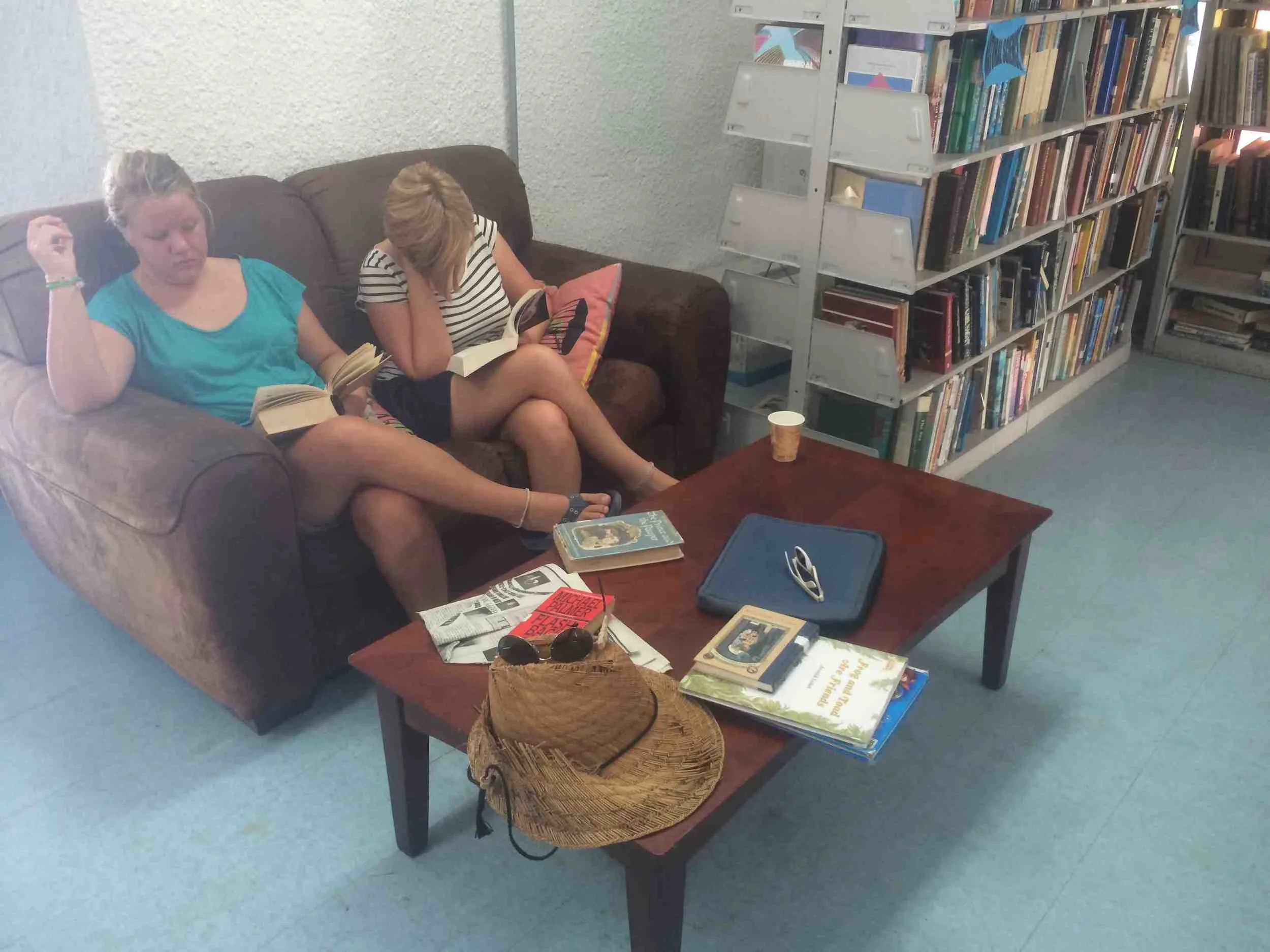 We love libraries, and not just for their couches.