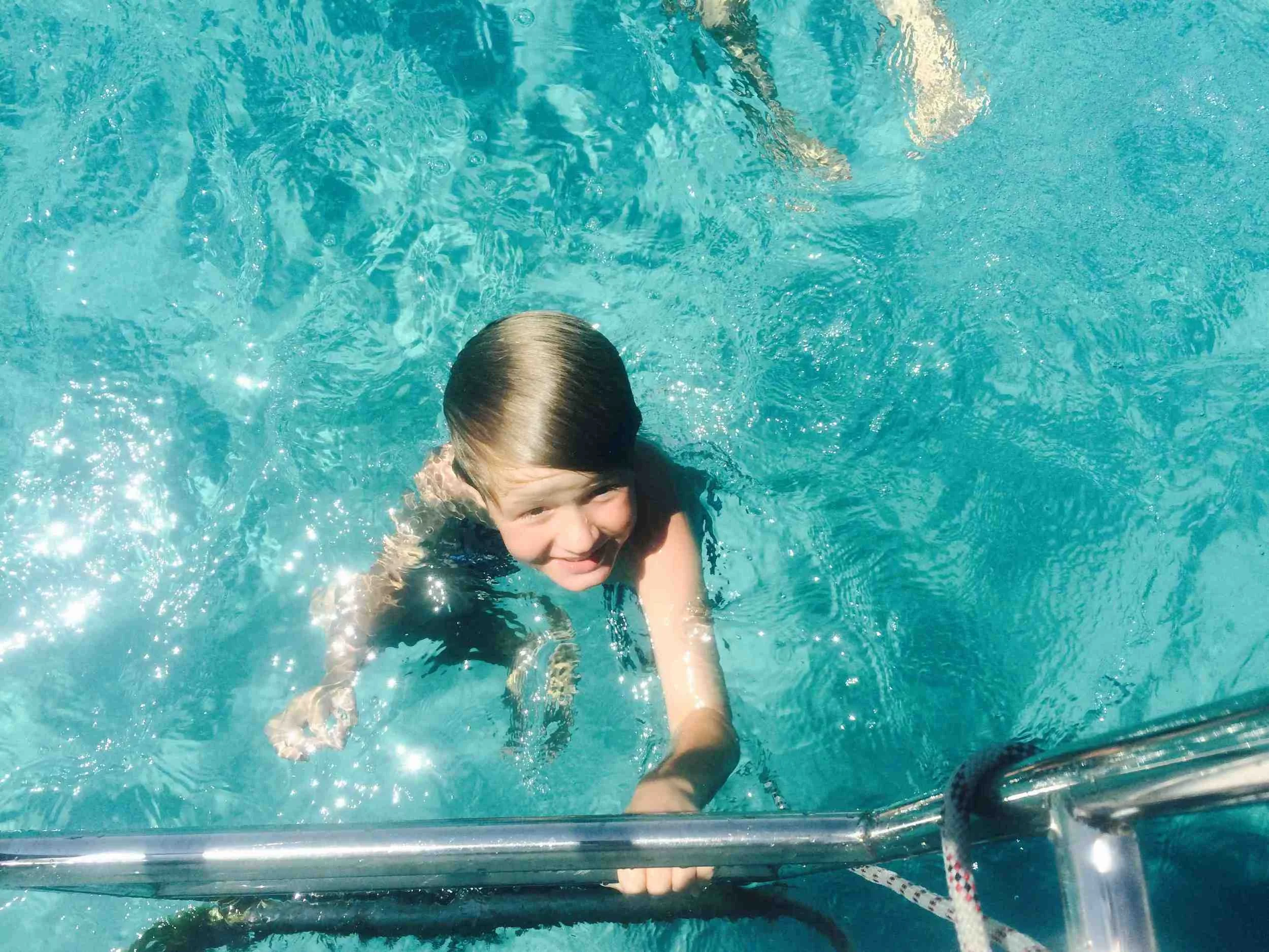  At anchor in Anguilla 