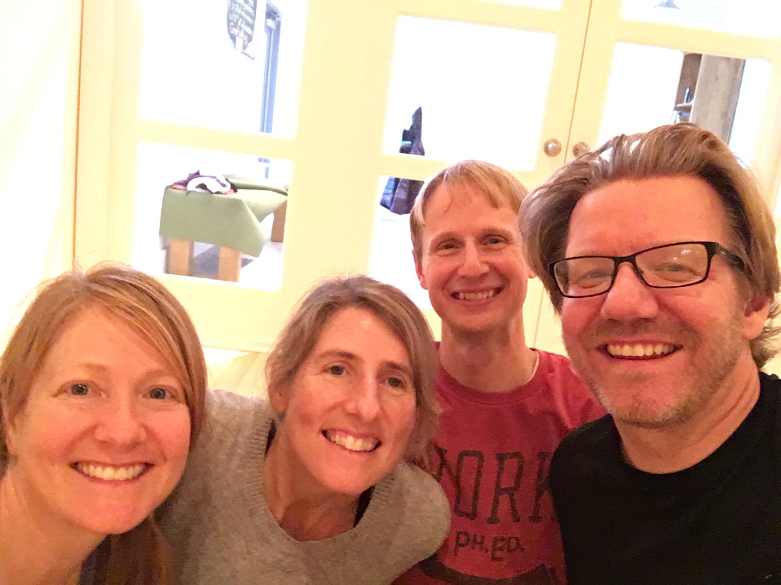 Emily, Jayne, York, Erik - friends.