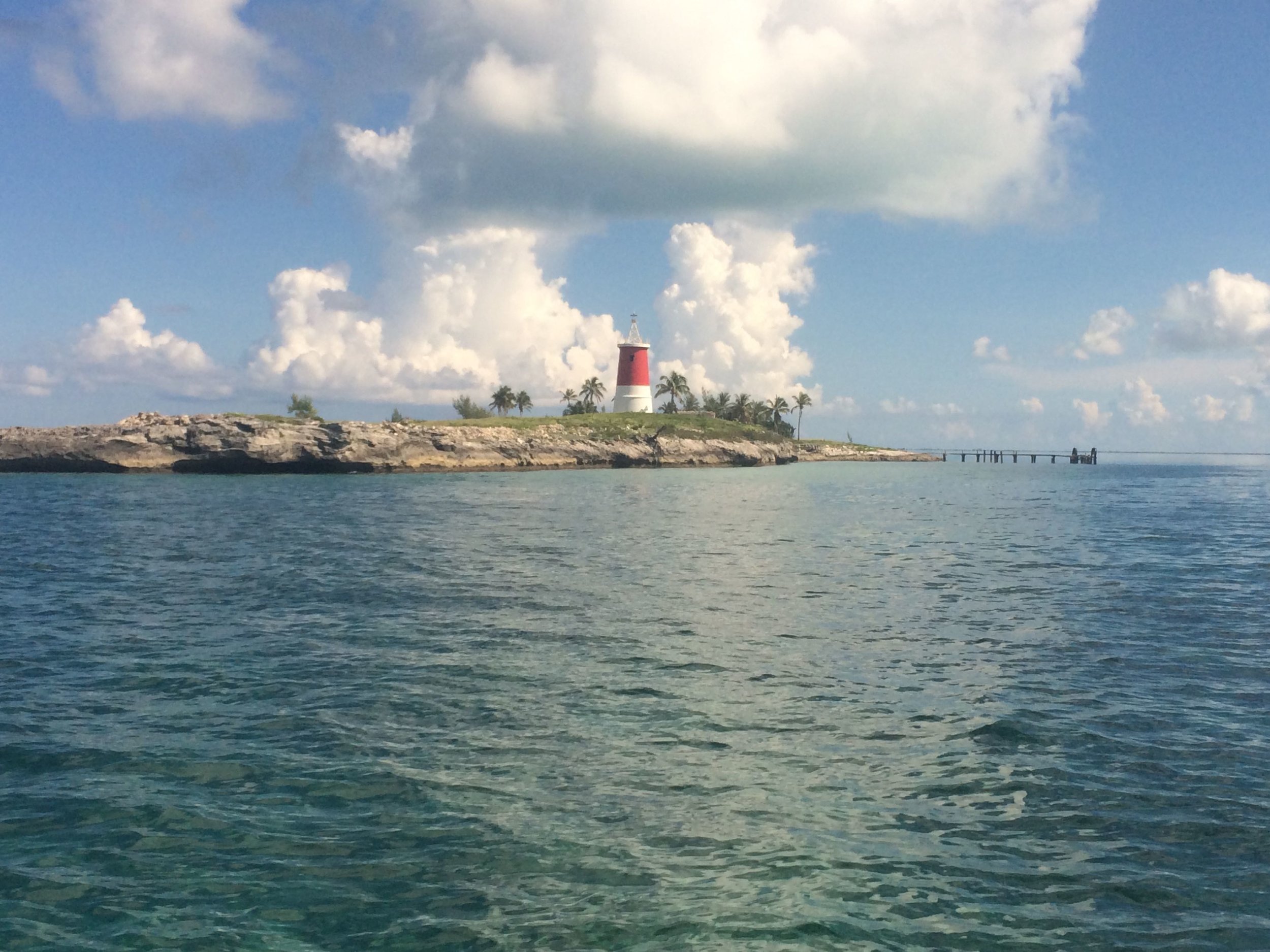 Last lighthouse in the Bahamas before the deluge of social media