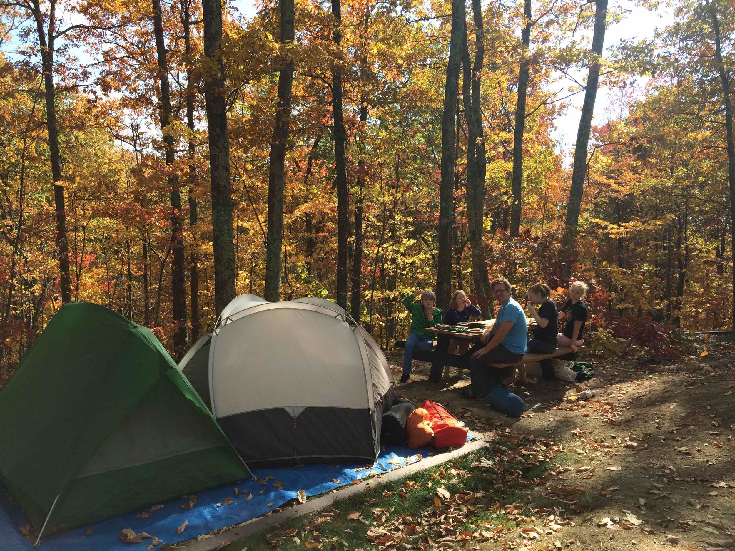 Forming the family camping habit fall 2016