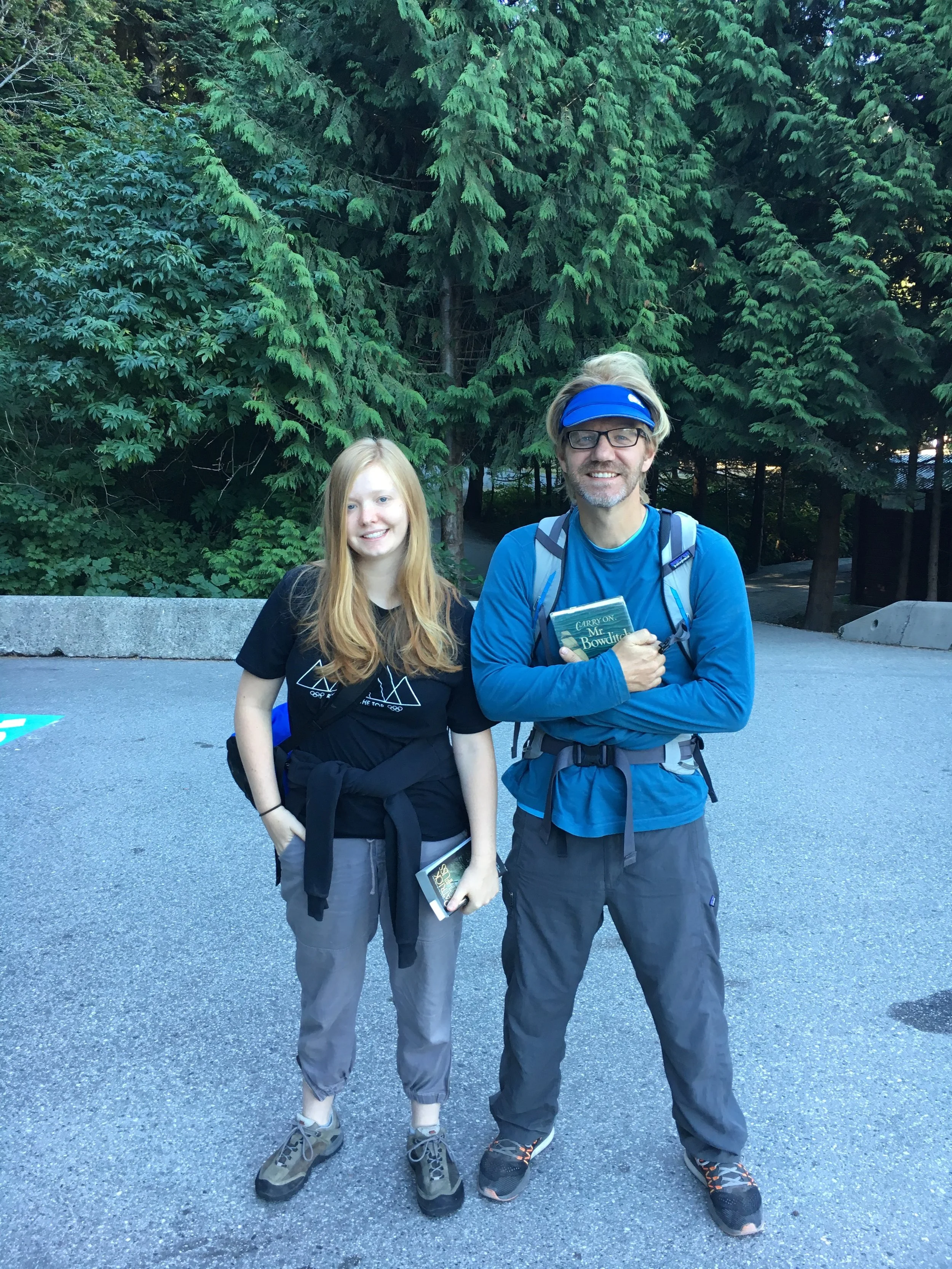 Always ready to wait for a good climb. They are on Skywalker in Shannon Falls right now. I'm sure pictures will come.
