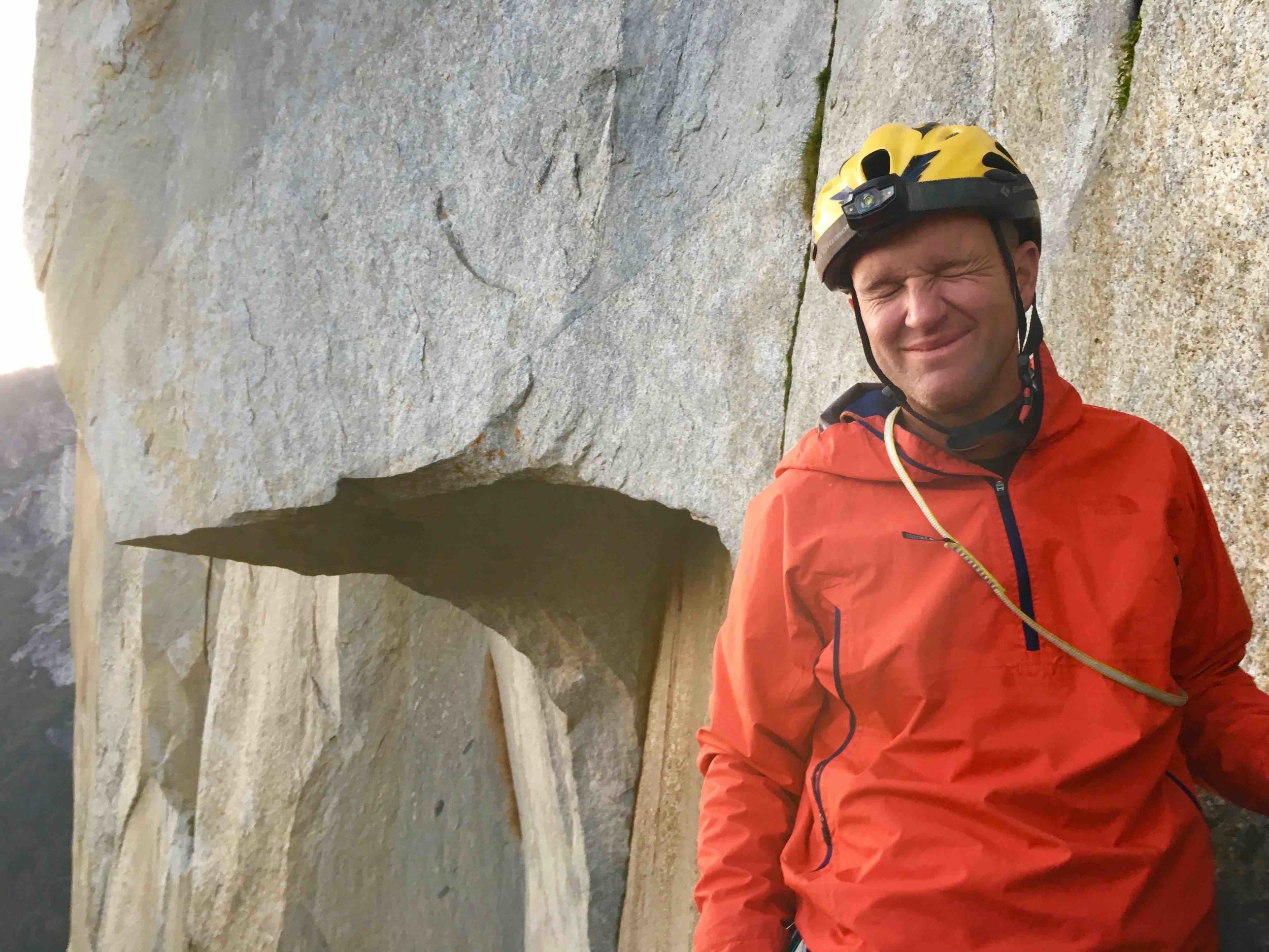  Josh after seconding the Great Roof. 