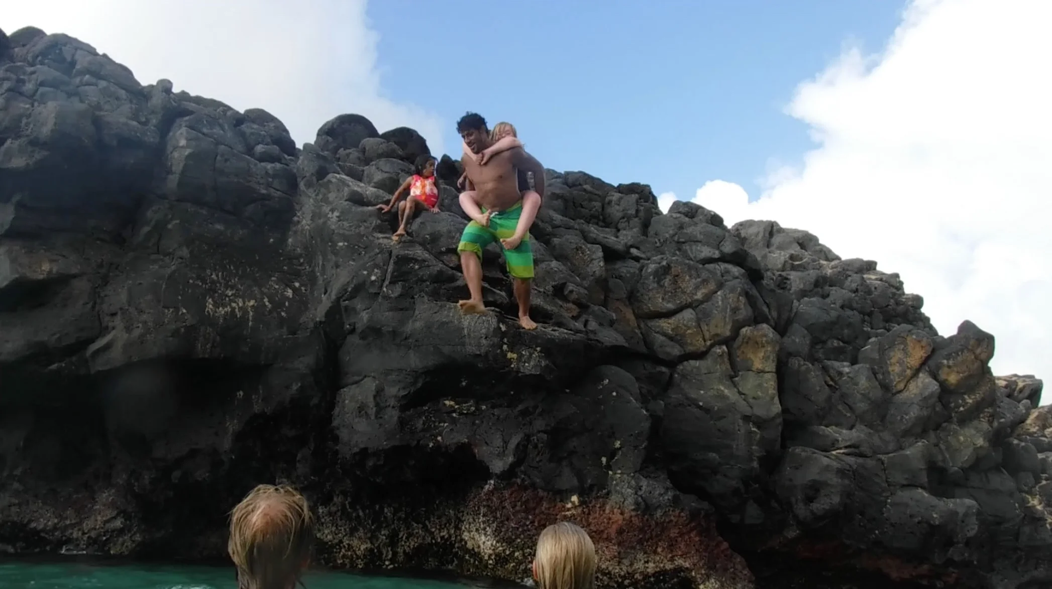 Lily was totally calm once she outsourced the decisively scary part