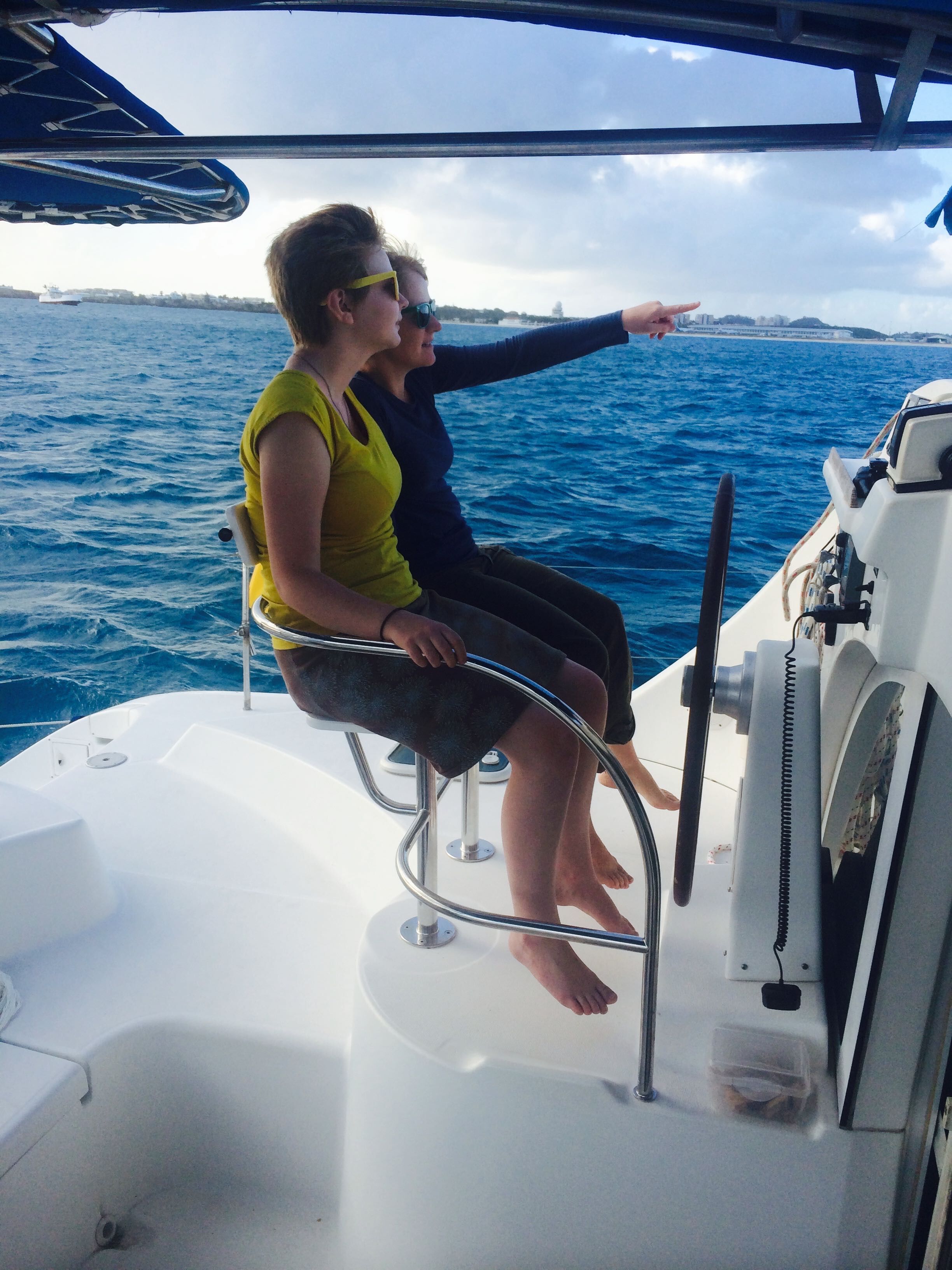 Autopilot in action, St. Martin 2014
