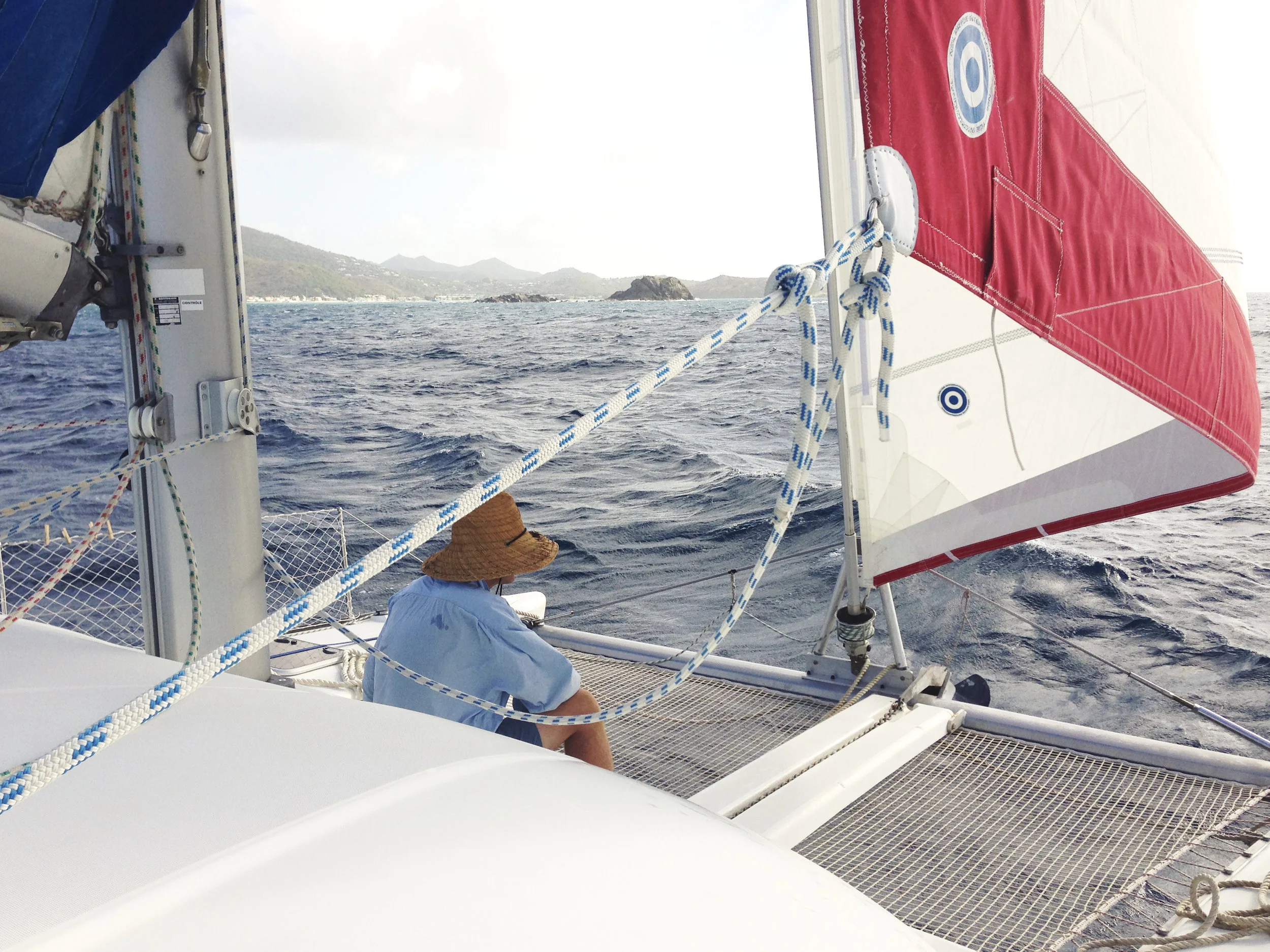 Approaching Marigot Bay, St. Martin. Photo: Ty LaMont Mecham