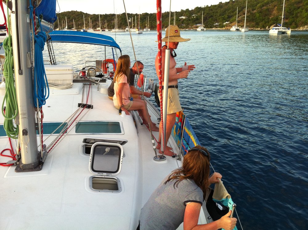 Our true expert and guide, Matt. The islanders called him “Big Red.” He had red hair and wore that big hat.