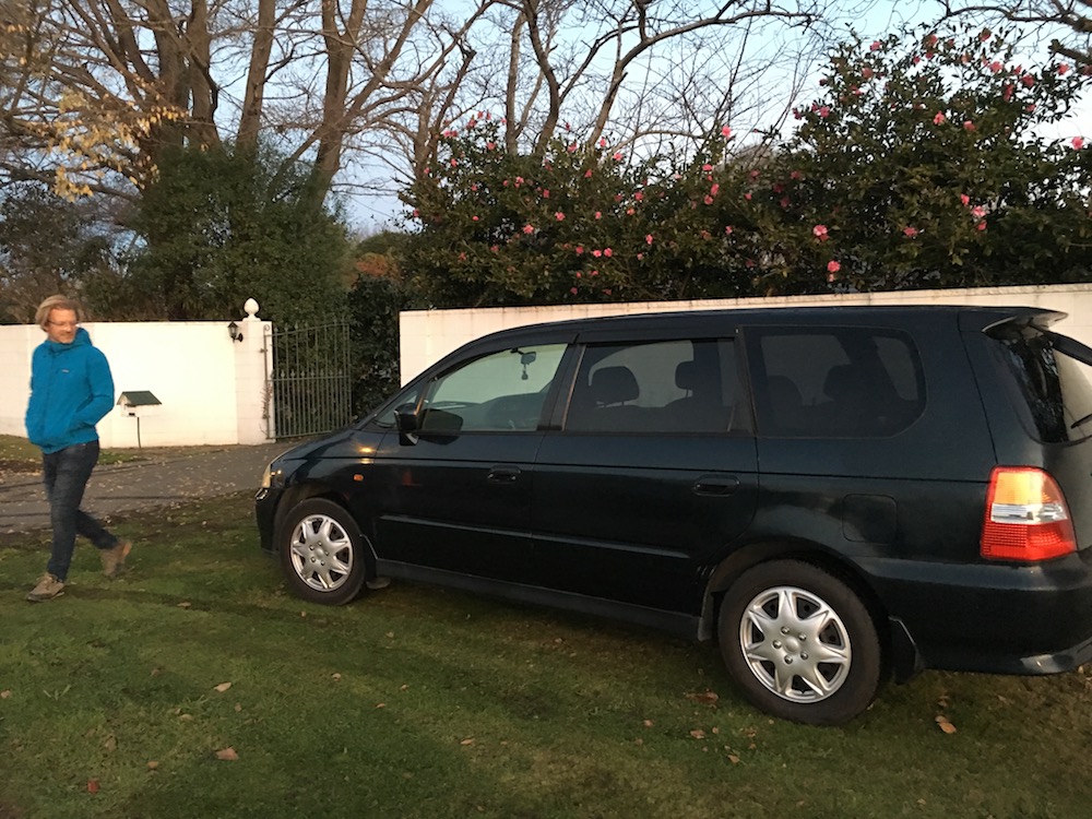 Erik considers the van
