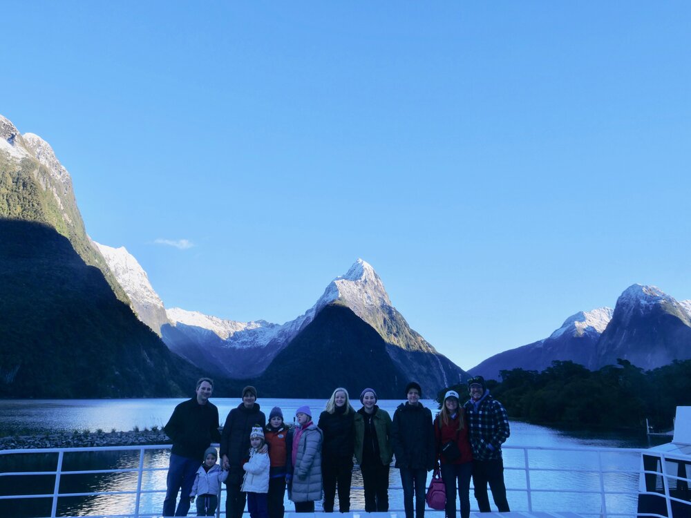 Milford Sound and Mitre Peak