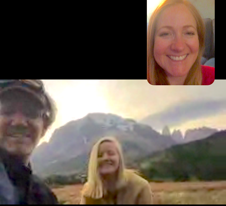 Incredible to share this blurry surreal moment on video-chat this week