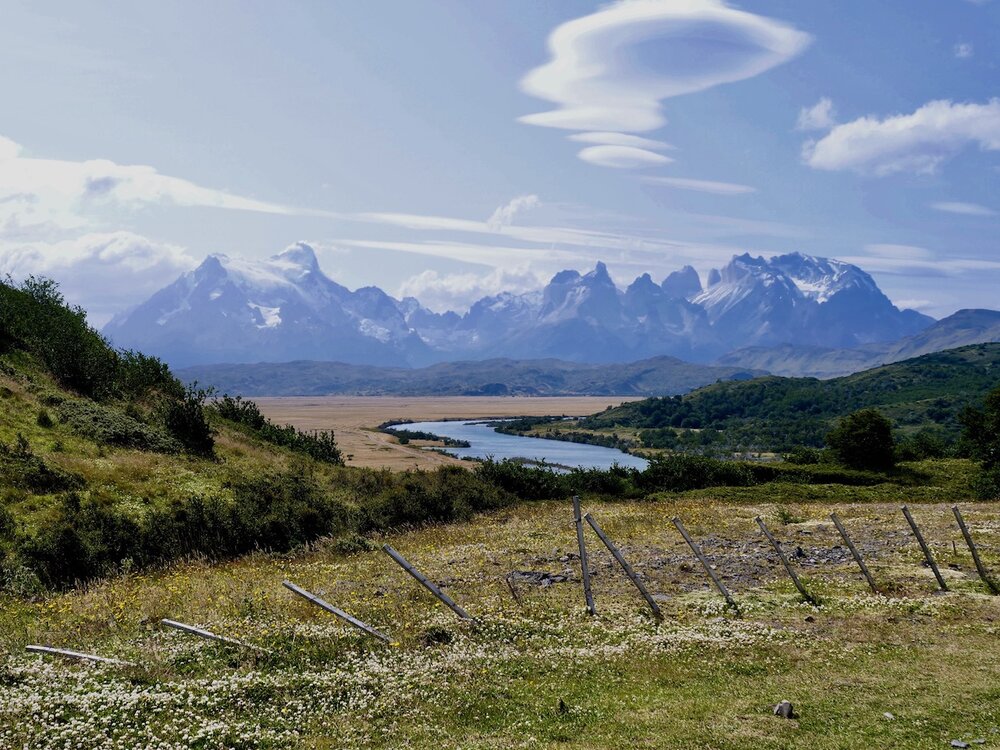 Approaching Torres del Paine National Park from the south. Photo © by Erik Orton. All rights reserved.