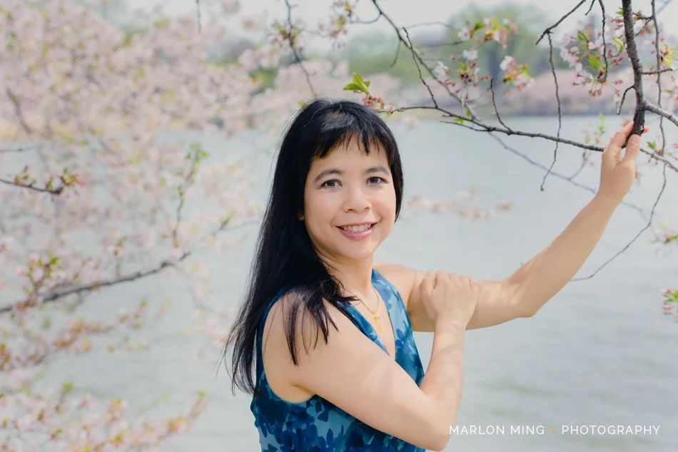 The beautiful Cherry blossom at the Tidal basin in DC. 