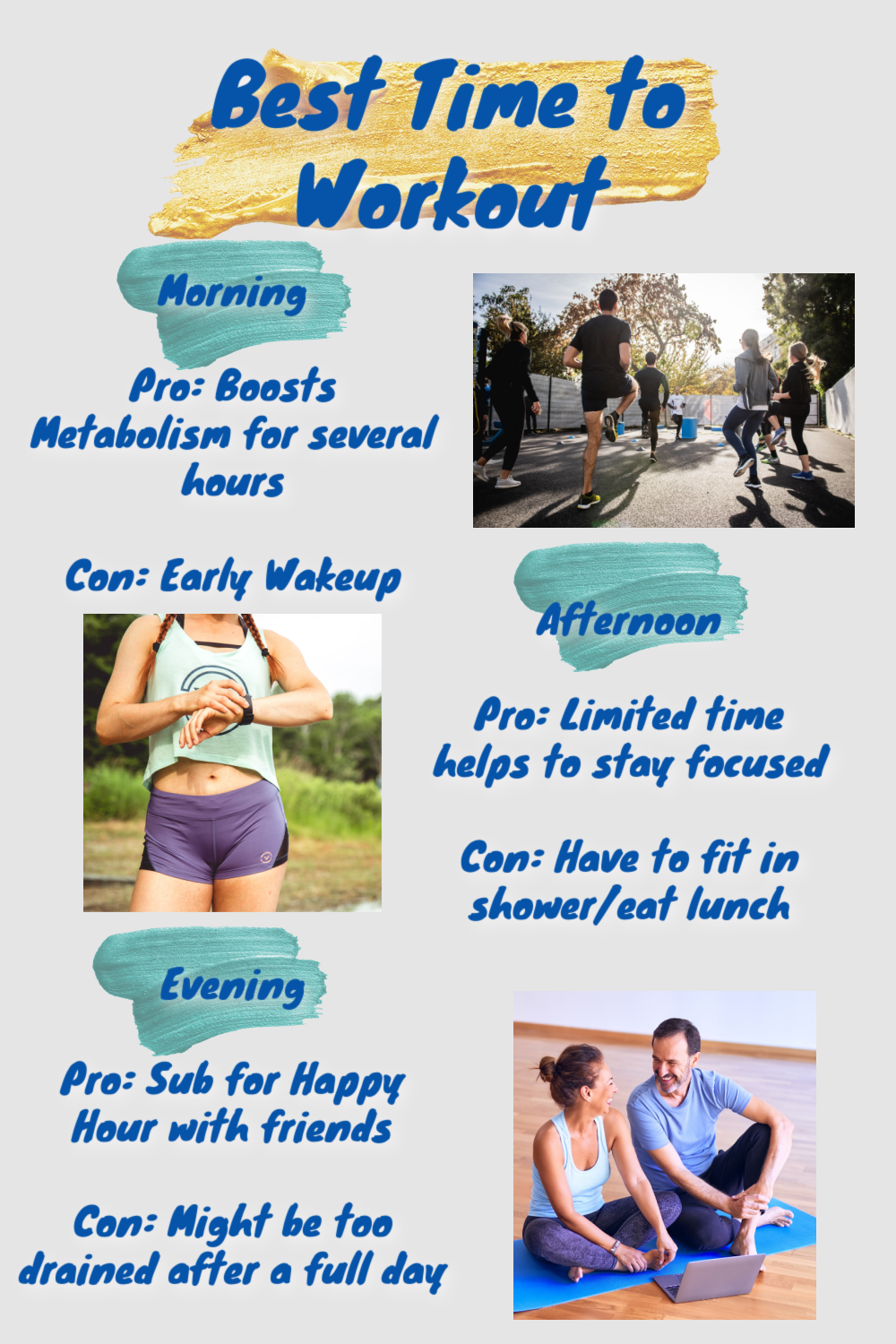 Excersice Time What’s the Best Time of Day to Workout? • Barbell Blondie Personal Training