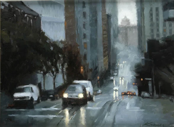"Wandering on California Street" (sold)