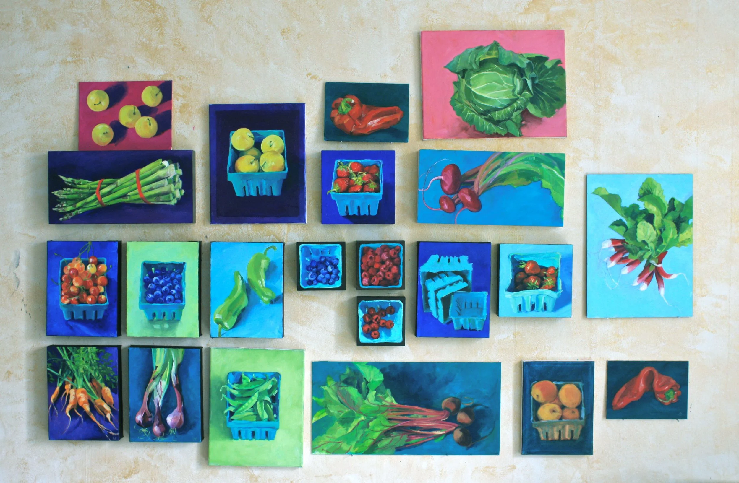 Studio wall. July 2014.