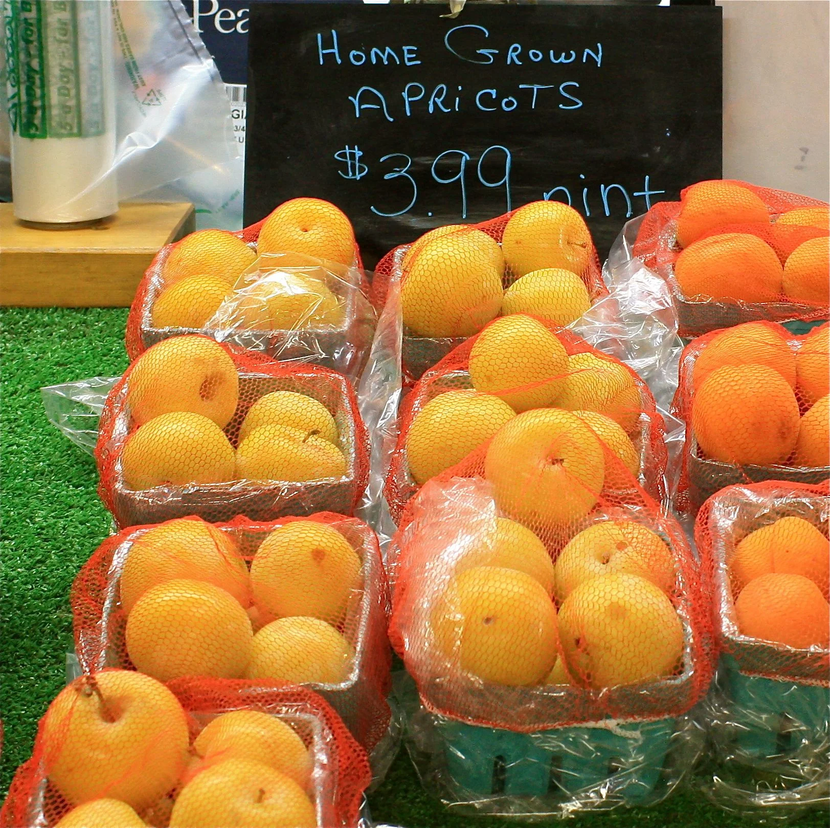 Produce is labeled by origin, which helps me support local farms. 