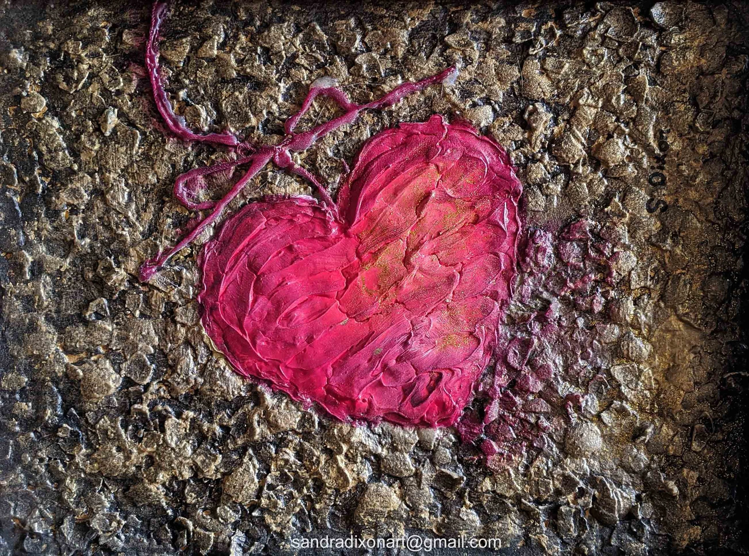 "Heart on a String-Egg-shells"