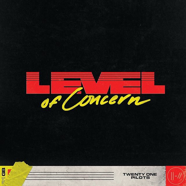 &ldquo;Tell me we&rsquo;re alright, tell me we&rsquo;re okay.&rdquo; Level of Concern Single variation artwork