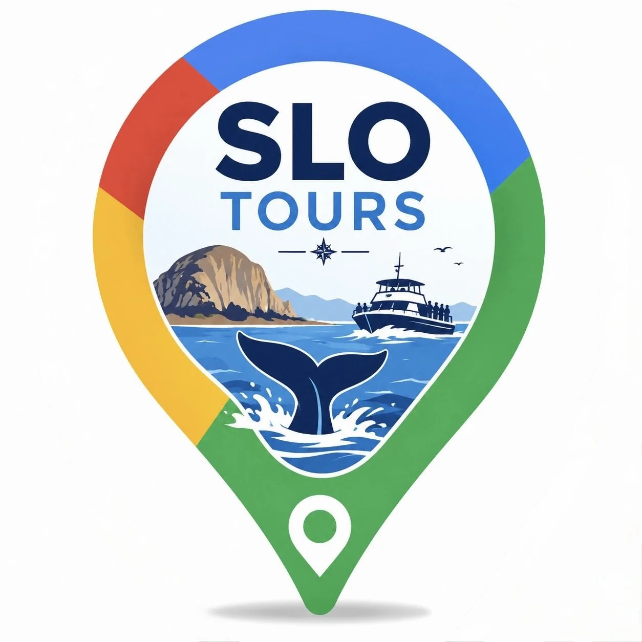 Location of SLO tours and Pismo Beach Whale Watching Tours
