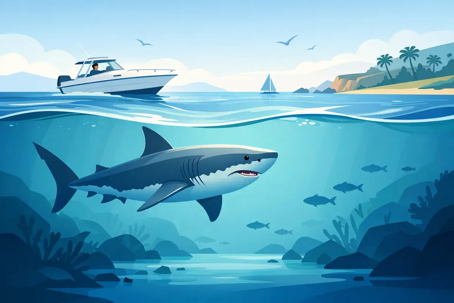 Shark Near Pismo Beach