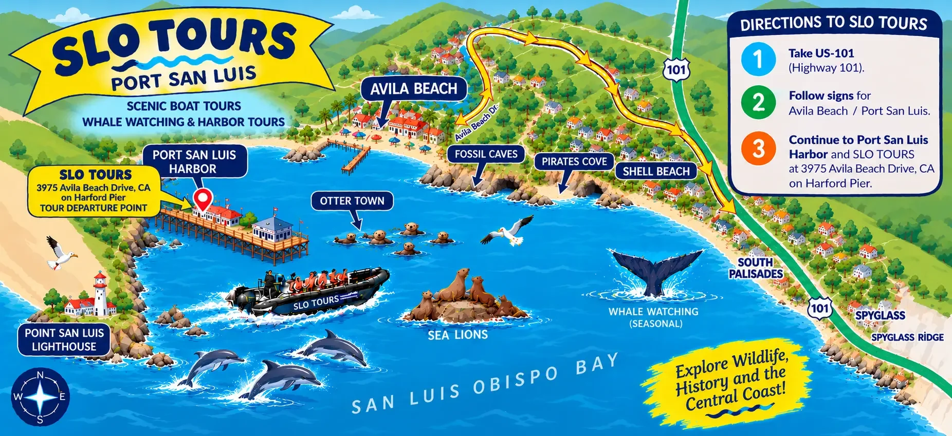 Where is SLO tours in San Luis Obispo CA