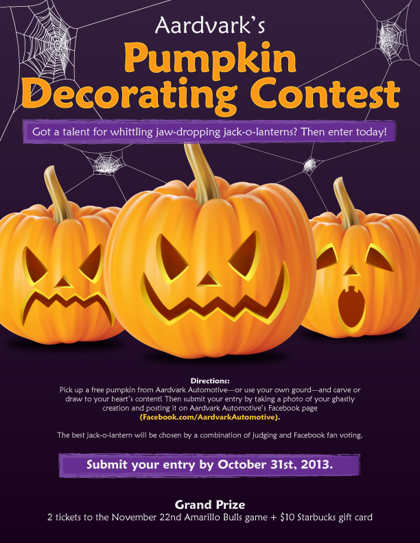 Aardvark Automotive - Pumpkin Carving Contest