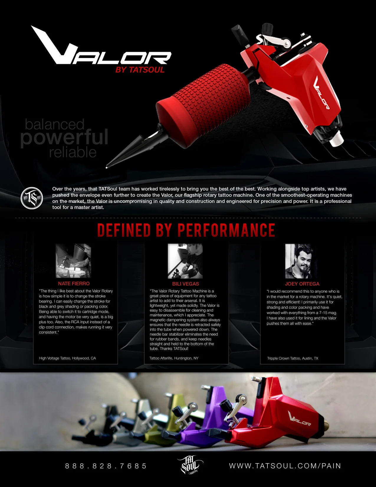 TATSoul - Valor Tattoo Machine Ad