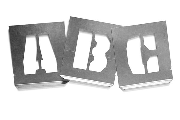 I love type that encourages you to get hands on! These new tripper # stencils by @ underware are awesome # FontSunday