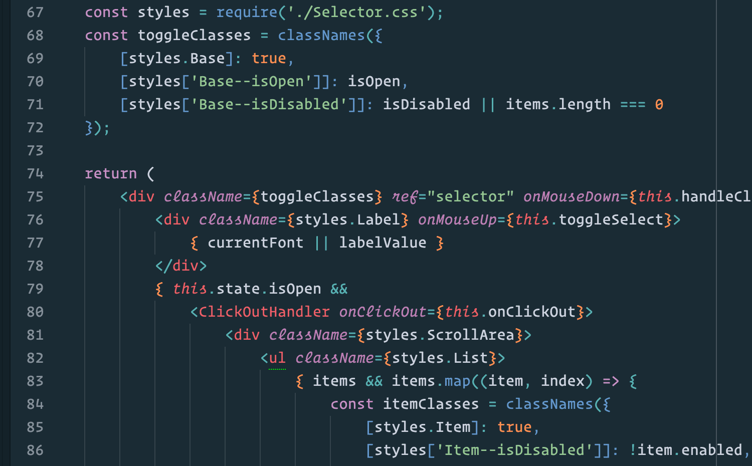Among Operator’s unique qualities is its usefulness for code geeks. Distinct italics, inspired by old IBM Selectric script letterforms, allow developers to efficiently highlight key words in their code and “color” or differentiate the syntax without actually using colors.