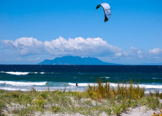 Make sure you pop down to the beach afterwards. White sand and a fair bit of surf.