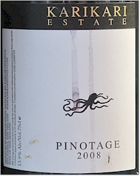 Karikari Estate Pinotage 2008