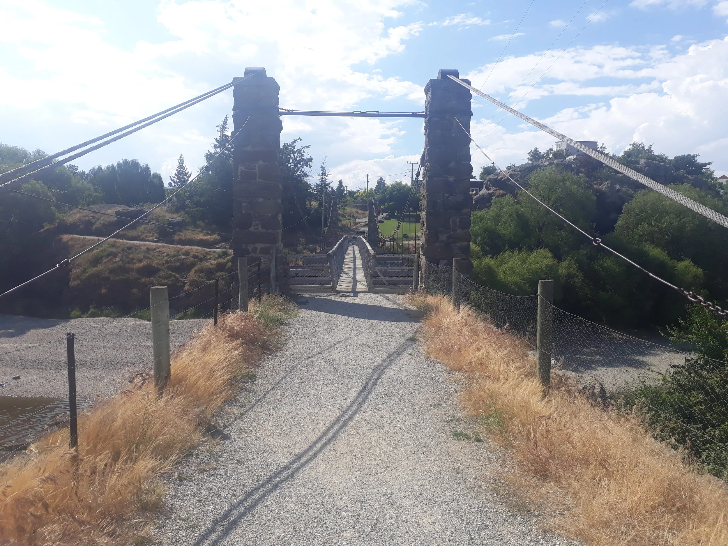 Across the road from the vineyard - the winery's namesake " The Shaky Bridge". Built in 1879.