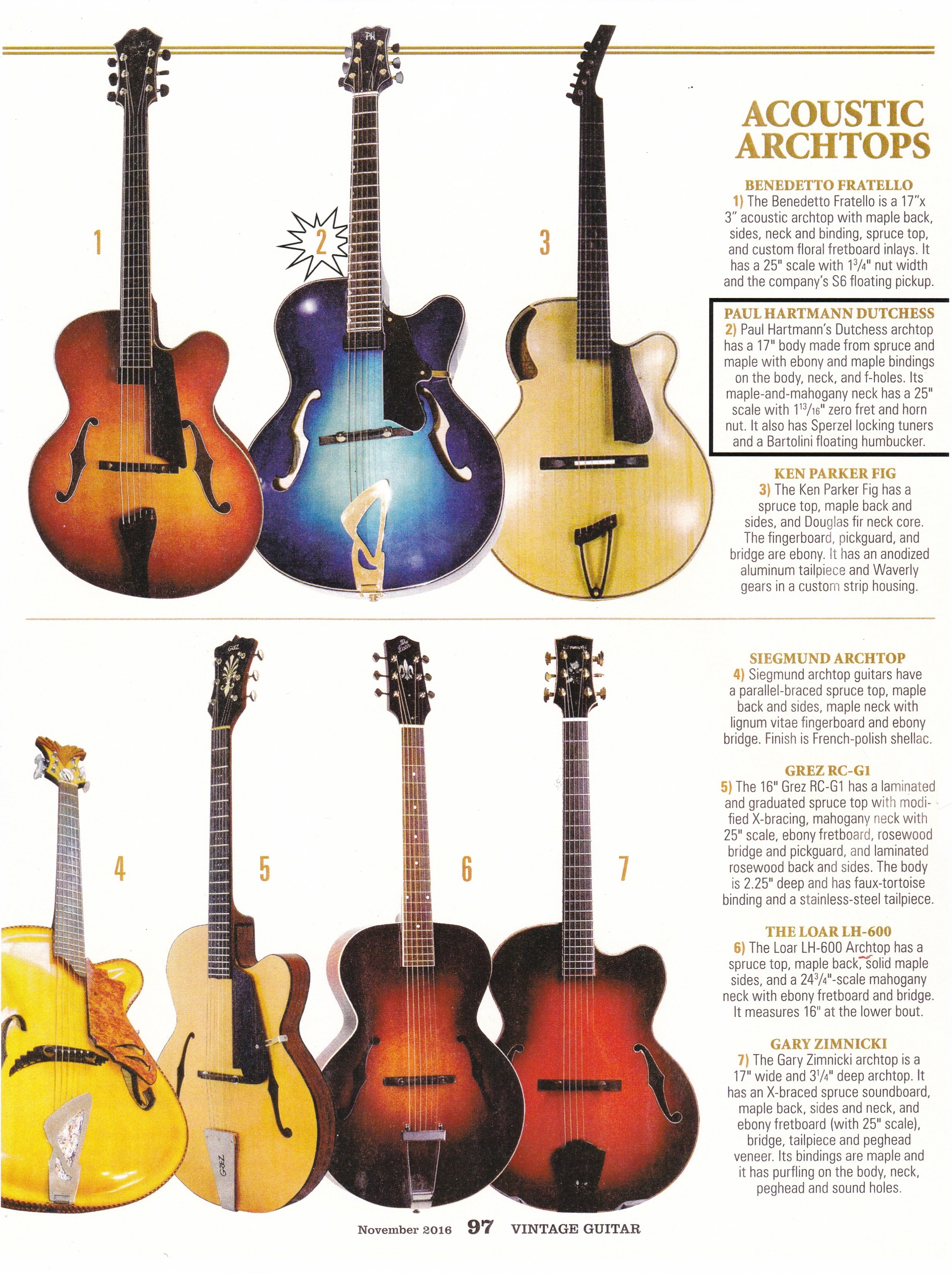 Vintage Guitar November 2016