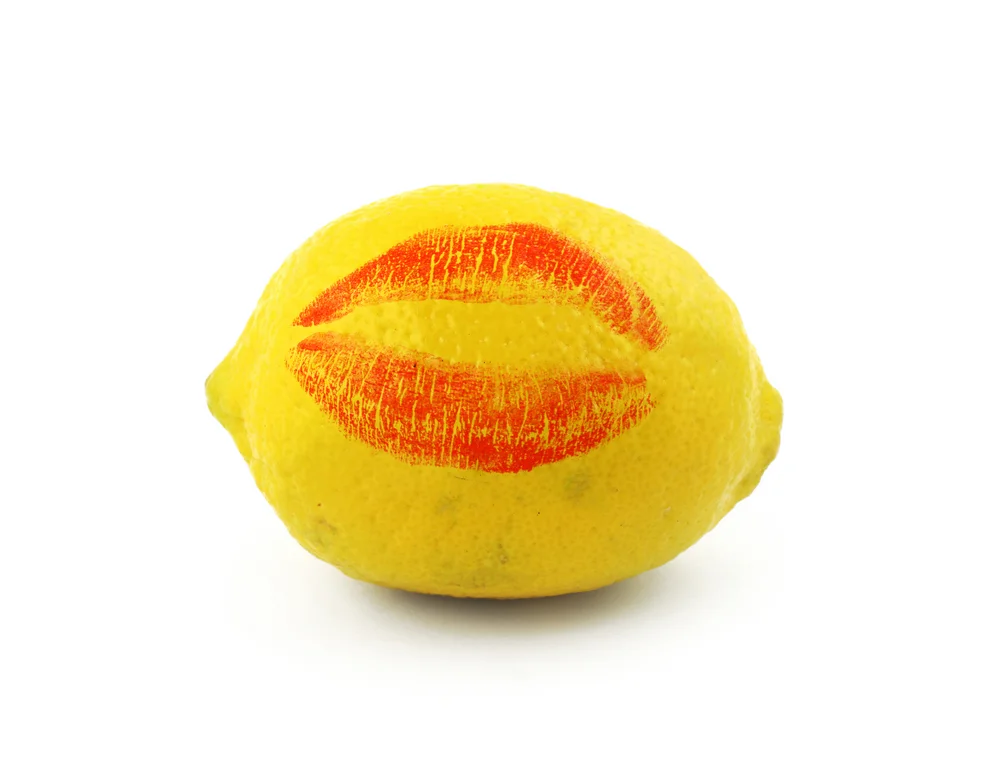 One of the great signs of love is saving the last lemon for your husband