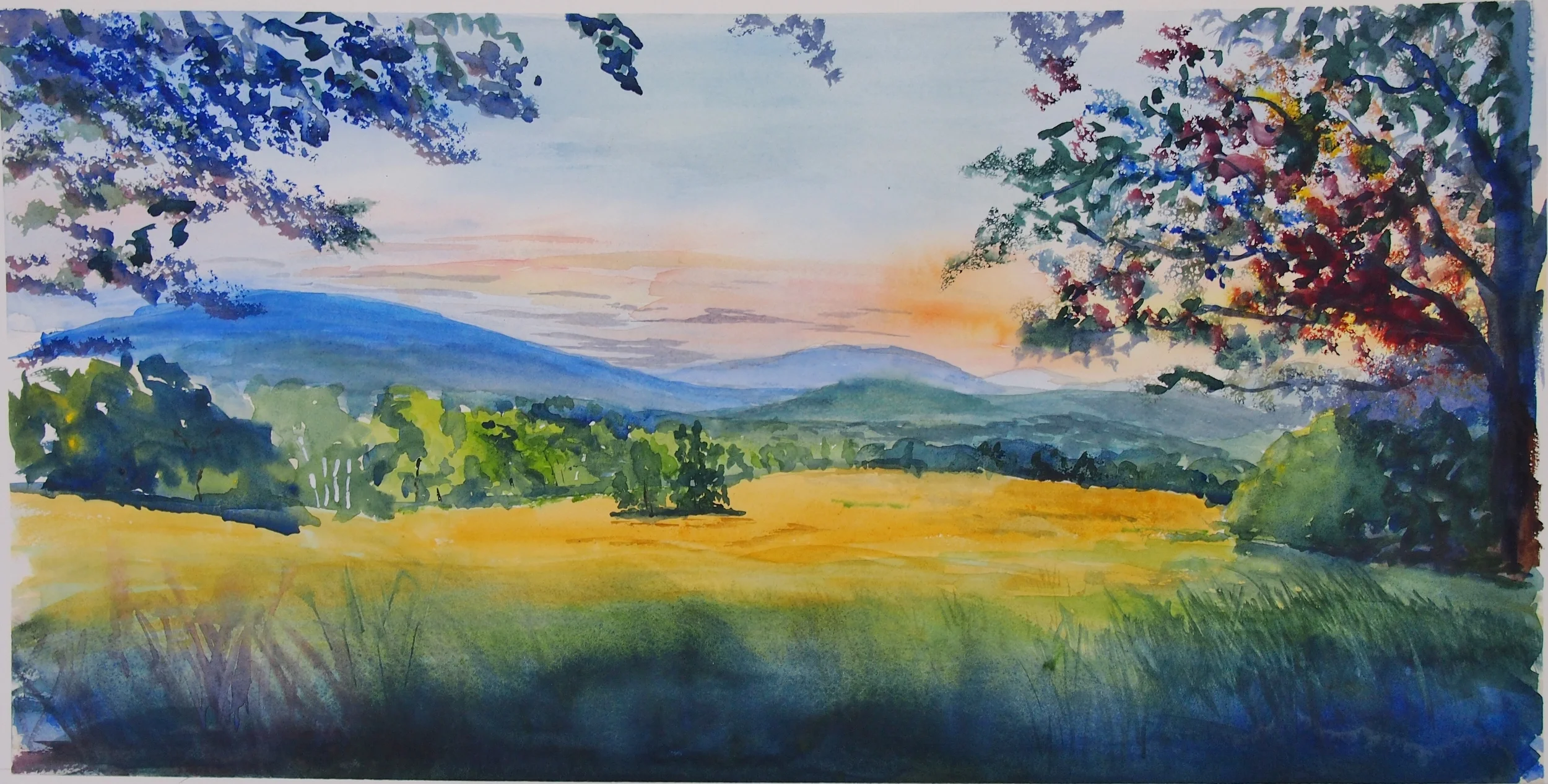 Sunset on the Berkshires