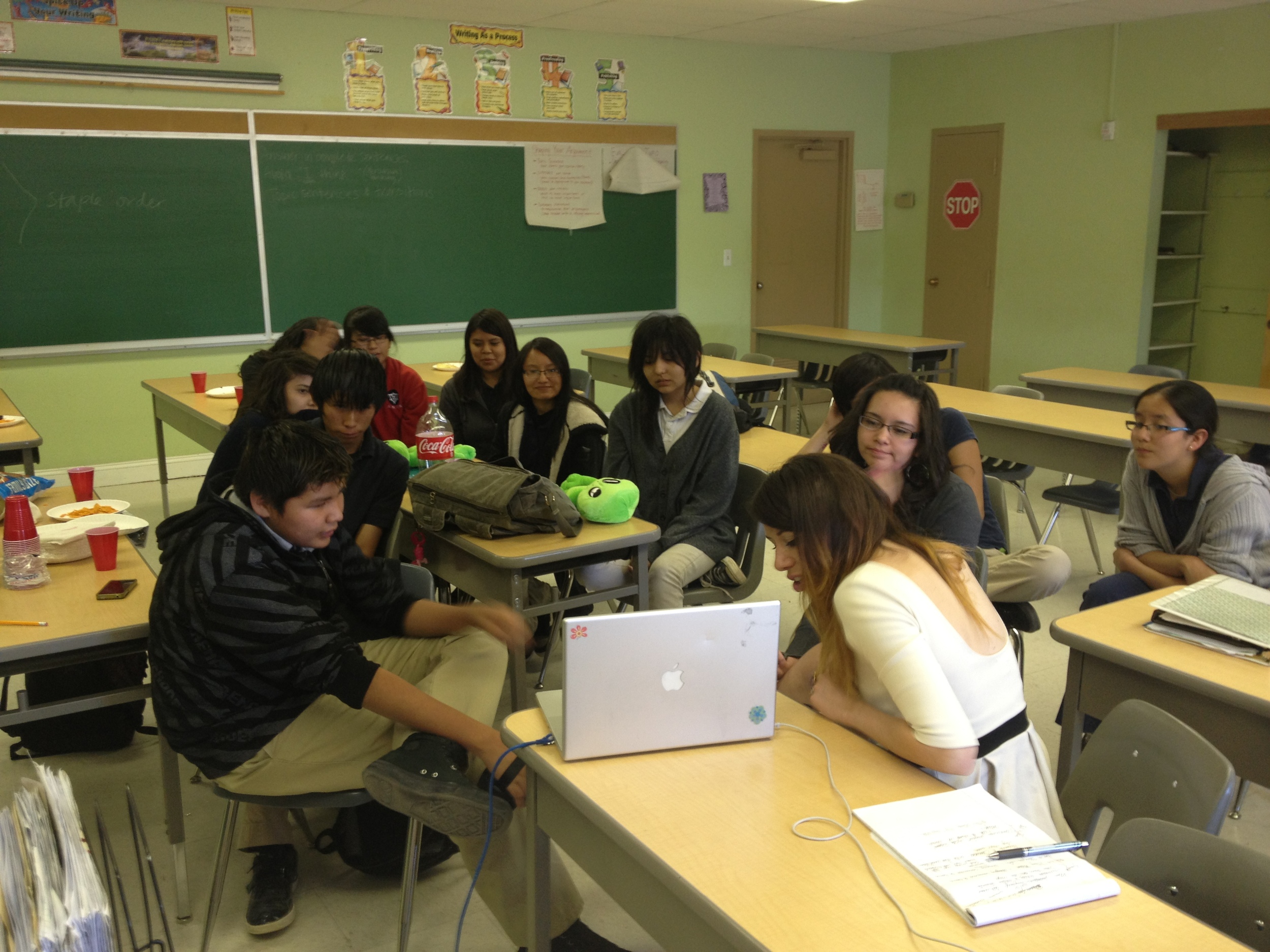 Videos being shown to high-school students on the Navajo Nation
