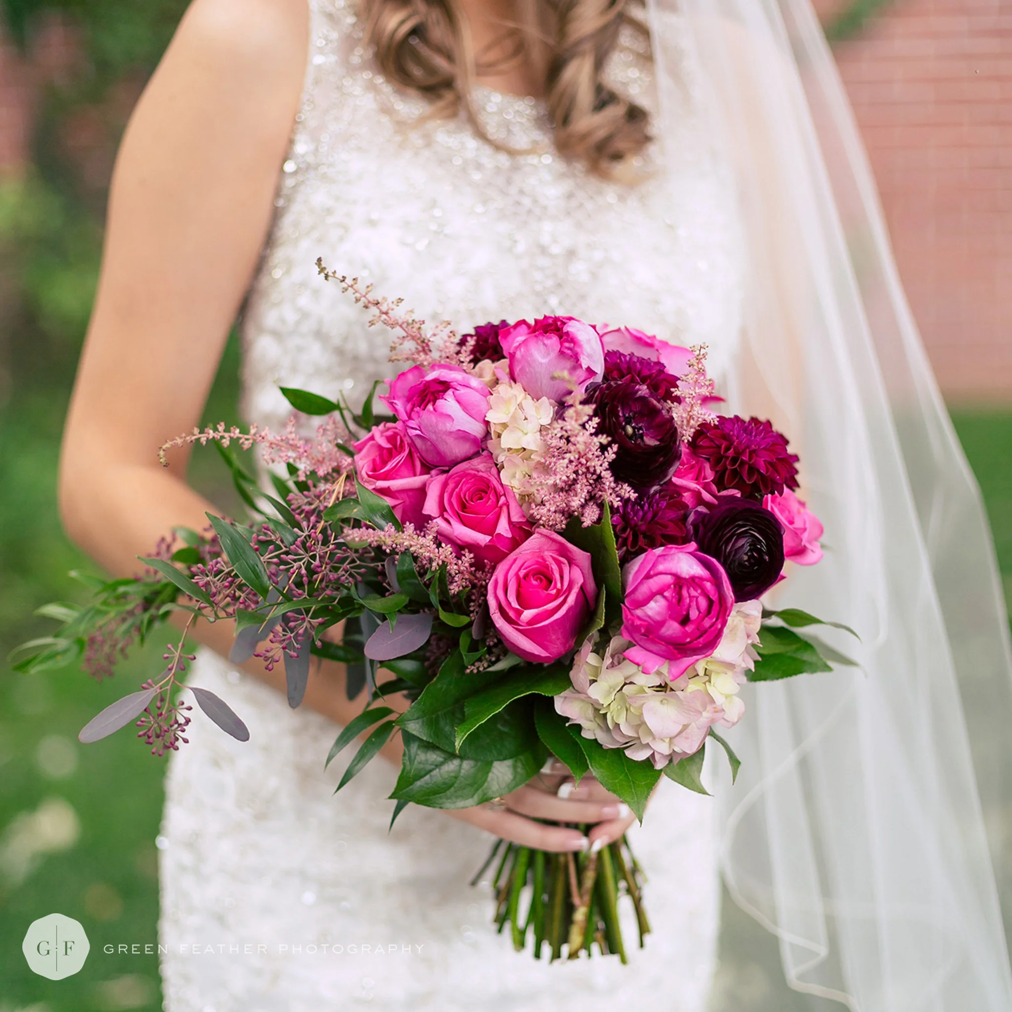 Moment beautifully captured by Green Feather Photography.