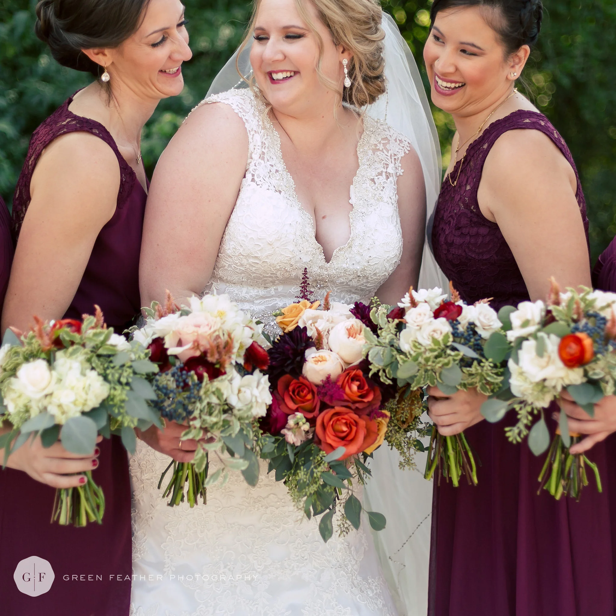 Moment beautifully captured by Green Feather Photography.