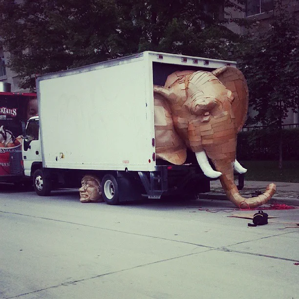 Nuit Blanche Toronto 2013 - "Elephant in the Truck"