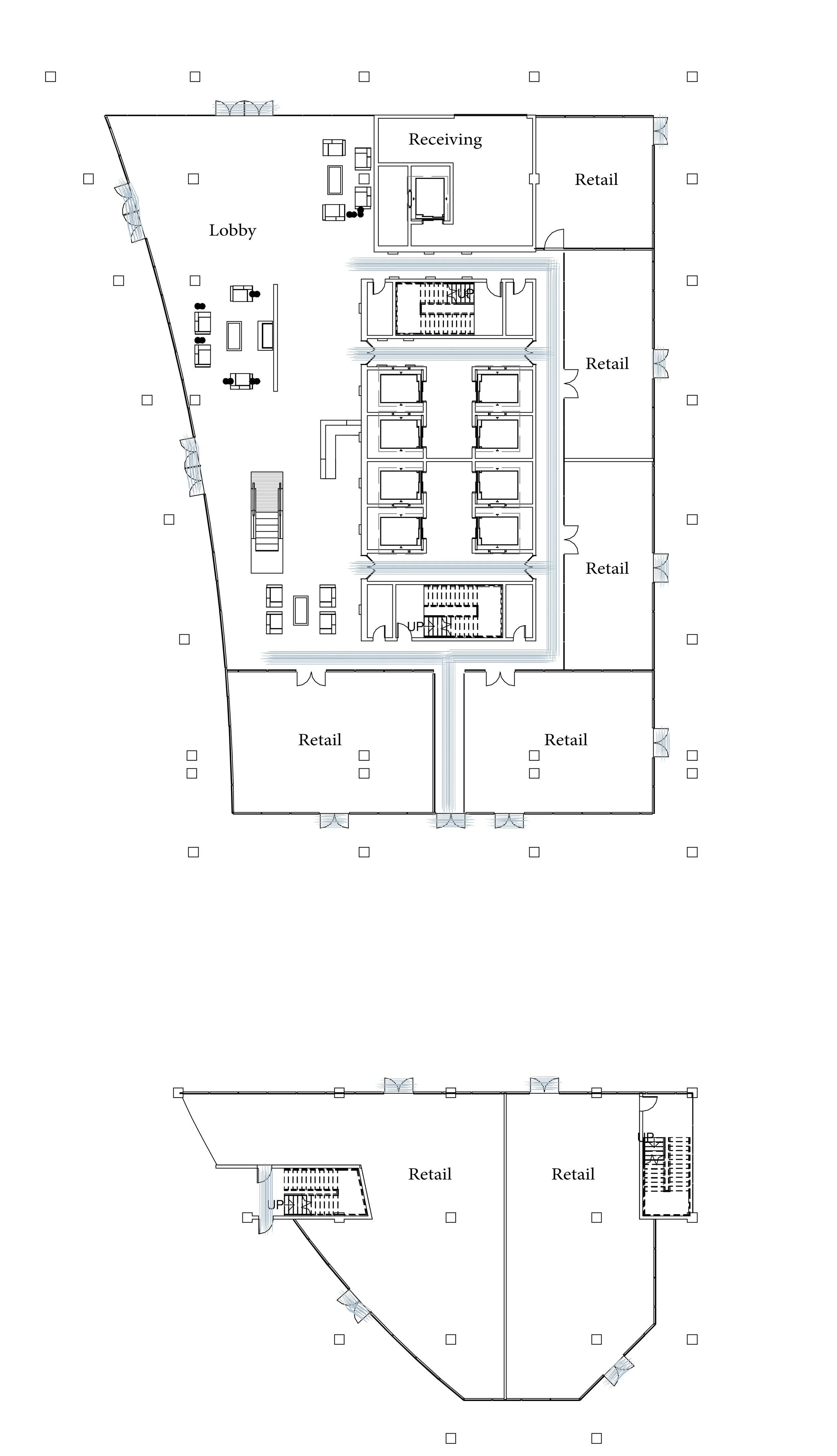 Ground level plan